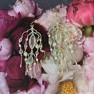 Kendra Scott gold earrings